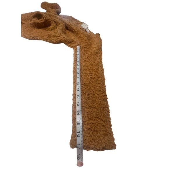 Pink Rose gold High/Low Popcorn Sweater Sz L NWT - Picture 8 of 8